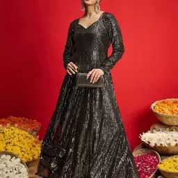 Shae by SASSAFRAS Embellished Fit and Flare Maxi Dress-image-67