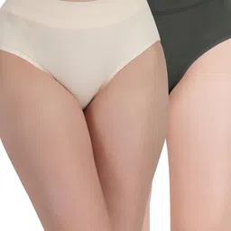 ORLIZEA Set Of 2 Cotton Blend Hipster Briefs-picture-14