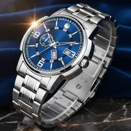 Moover Women Embellished Dial & Stainless Steel Bracelet Style Straps Analogue Watch DDsimple-BLUE-0000j1 image 5