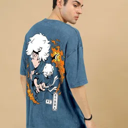Crazymonk Men Printed Drop-Shoulder Sleeves T-shirt-picture-21