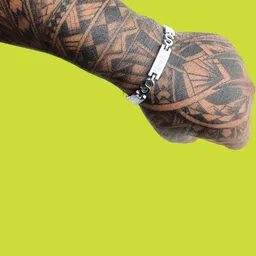 Dynamic Retail Global Silver-Plated Stainless Steel Bracelet-picture-11