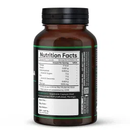 DENZOUR NUTRITION Organic - Moringa The Miracle Tree Supplement | Helps Brain Health, Antioxidants & Improved Immune Function | Good For Digestion And Nerve - 1000 mg, 60 Veg Capsules (30 Servings) image 2