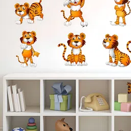 LANSTICK Yellow & White Printed Matte-Finished Splash-Proof Eco-Friendly Wallpaper image 2