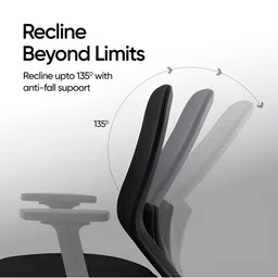 FRIDO BlackGlide Ergonomic Study & DurableStudy Chair image 3