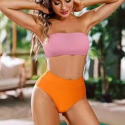 SHUBH FASHION Shoulder Straps Swim Bikini Set image 4