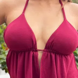 VANGULL Halter Neck Empire Top image 3