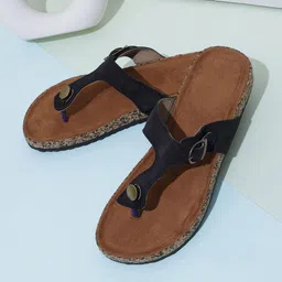 KNEETOES Women Open Toe Flats with Buckles-picture-20