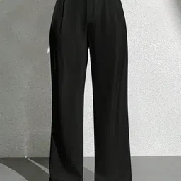 Chemistry Women Custom Straight Fit High-Rise Trousers-image-91