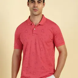 Allen Solly Men Printed Polo Collar T-shirt-picture-20