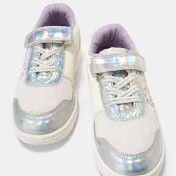Pantaloons Junior Girls Frozen Printed PU Sneakers-image-4