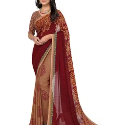 Moda Rapido Ethnic Motifs Printed Saree With Unstiched Blouse Piece-picture-28