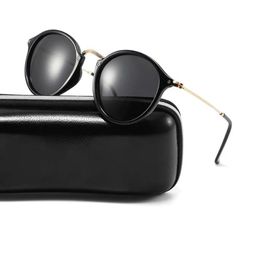 Arzonai Unisex Black Lens & Black Oval Sunglasses with UV Protected Lens-picture-31