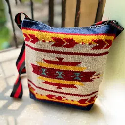 CRAFTINENCE Geometric Textured Sling Bag with Quilted-picture-36