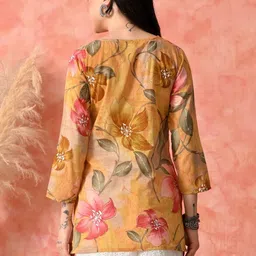 HARIKS Printed V-Neck Tunic & Palazzo Co-Ords image 4