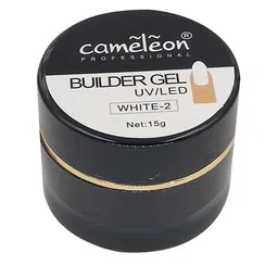 Cameleon LED/UV Clear Builder Gel For Quick Building Nail Extension - 15 gm - White image 3