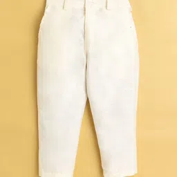 Jeetethnics Boys Floral Embroidered Regular Kurta with Trousers image 3