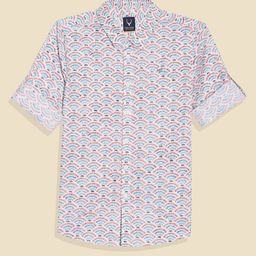 Allen Solly Junior Boys Slim Fit Floral Opaque Printed Casual Shirt-picture-45