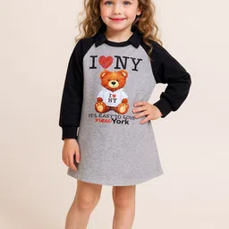 YK Print A-Line Dress-image-77