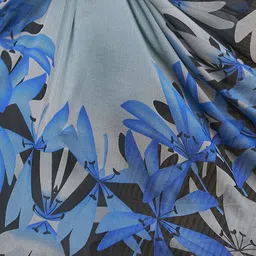 KALINI Floral Poly Chiffon Saree image 4