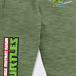 YK X Minute Mirth Boys Ninja Turtles Printed Joggers image 4