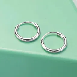 Crazy Fashion Stainless Steel Circular Hoop Earrings-image-4