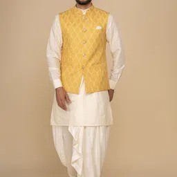 Neumen Mandarin Collar Nehru Jacket-picture-24