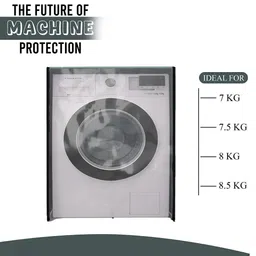 Kuber Industries Grey Anti-Dust Front Load Washing MachineCover image 2