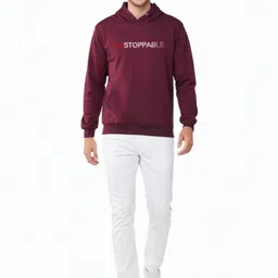 Moda Rapido Men Printed Hooded Sweatshirt image 2