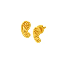 WHP JEWELLERS Curved 22 KT Earring For Women. image 5