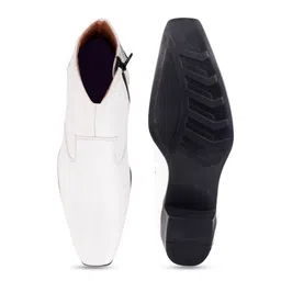 Bxxy Men Textured Square-Toe Casual Block-Heeled Regular Boots image 3