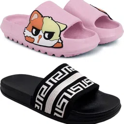 Pampy Angel Men Pink Flip Flops-image-67