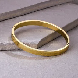 Anouk Men Gold-Plated Stainless Steel Kada Bracelet-picture-34