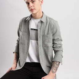 Calvin Klein Jeans Printed Spread Collar Woven Shirt image 5