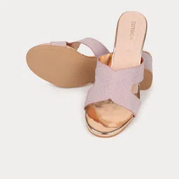 CORSICA Textured Block Sandals image 4