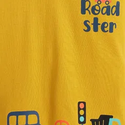 Orange Sugar Kids Pack of 3 Printed Round Neck Regular Sleeves Regular Fit T-shirts image 5