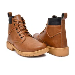 ARIWA Men Casual Block-Heeled Regular Boots image 4