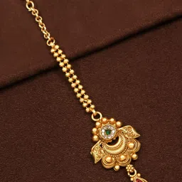 SGA FASHION Gold Plated Maang Tikka Head Jewellery-image-34