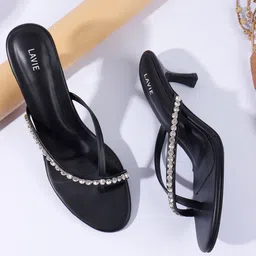 Lavie Party Slim Heeled Peep Toes-image-25