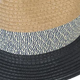 FabSeasons Unisex Brown Solid Fedora Hat image 5