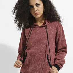 Campus Sutra Women Printed Hooded Sweatshirt-picture-33