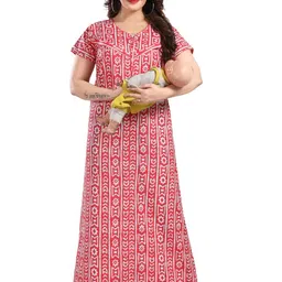 Gutthi Women Blue Nightdress-image-44