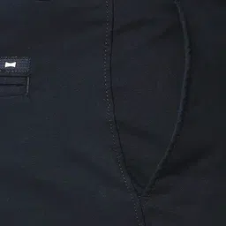 Basics Men Skinny Fit Low-Rise Cotton Trousers image 5