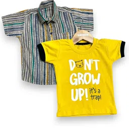 BAESD Boys Relaxed Multi Stripes Opaque Striped Party Shirt-picture-45