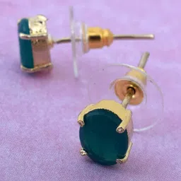 DZINETRENDZ Oval Studs Earrings-picture-29