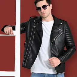 TBOJ Men Lightweight Biker Jacket-picture-18
