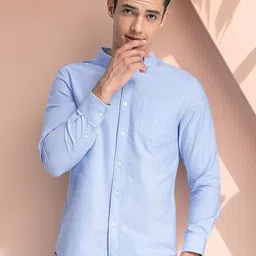 StyleCast Men Solid Spread Collar Casual Shirt-picture-11