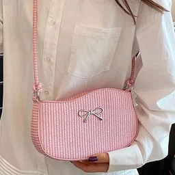 LULU & SKY Oversized Shopper Shoulder Bag With Bow Detail-picture-18