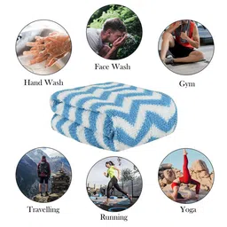 Kuber Industries Yellow 24 Pieces Printed Super Absorbent 250 GSM Microfibre Face Towels image 5