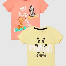 Juniors by Lifestyle Boys Pack of 2 Graphic Printed T-shirts-picture-50