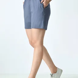 BAESD Women Pack Of-3Solid High-Rise Shorts image 4